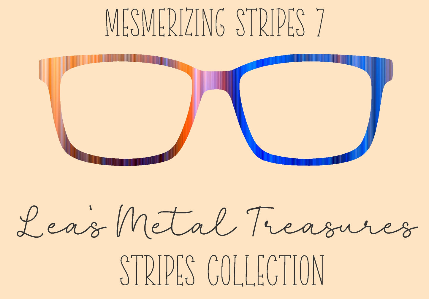Mesmerizing Stripes 7 Eyewear Frame Toppers