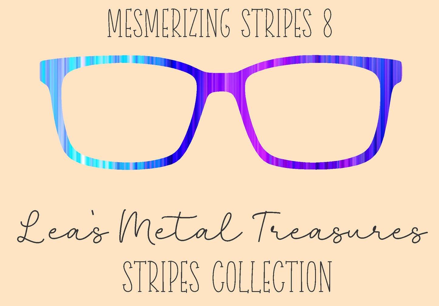 Mesmerizing Stripes 8 Eyewear Frame Toppers