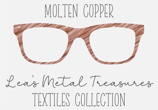 MOLTEN COPPER Eyewear Frame Toppers COMES WITH MAGNETS