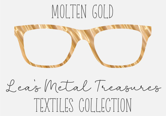 MOLTEN GOLD Eyewear Frame Toppers COMES WITH MAGNETS