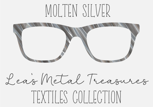 MOLTEN SILVER Eyewear Frame Toppers COMES WITH MAGNETS