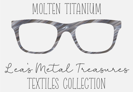 MOLTEN TITANIUM Eyewear Frame Toppers COMES WITH MAGNETS