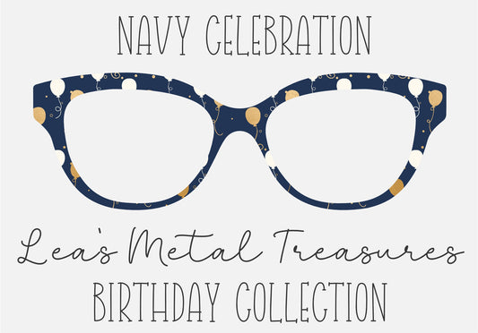 NAVY CELEBRATION  Eyewear Toppers COMES WITH MAGNETS