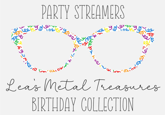 PARTY STREAMERS Eyewear Toppers COMES WITH MAGNETS