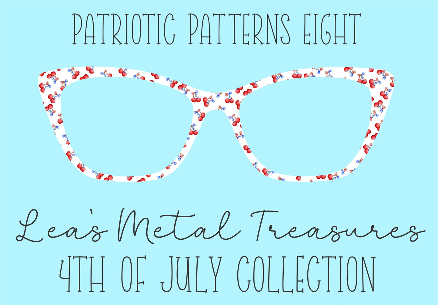 Patriotic Patterns 8 Eyewear Frame Toppers