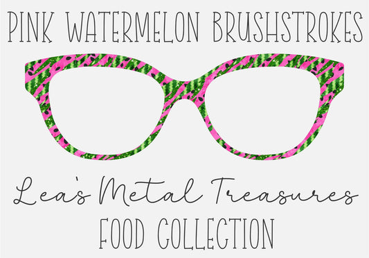 Pink Watermelon Brushstrokes Toppers COMES WITH MAGNETS