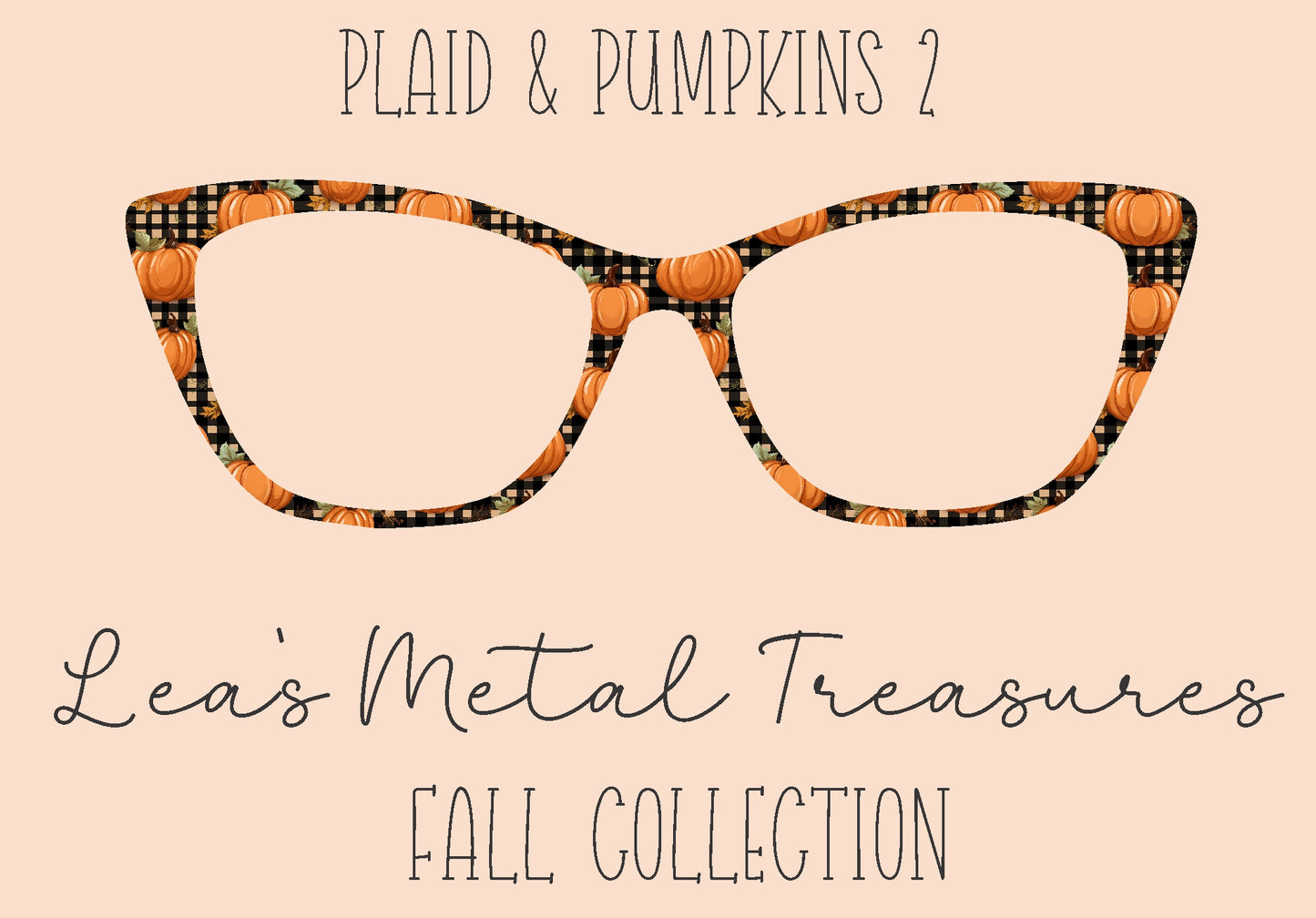 Plaid & Pumpkins 2 Eyewear Frame Toppers