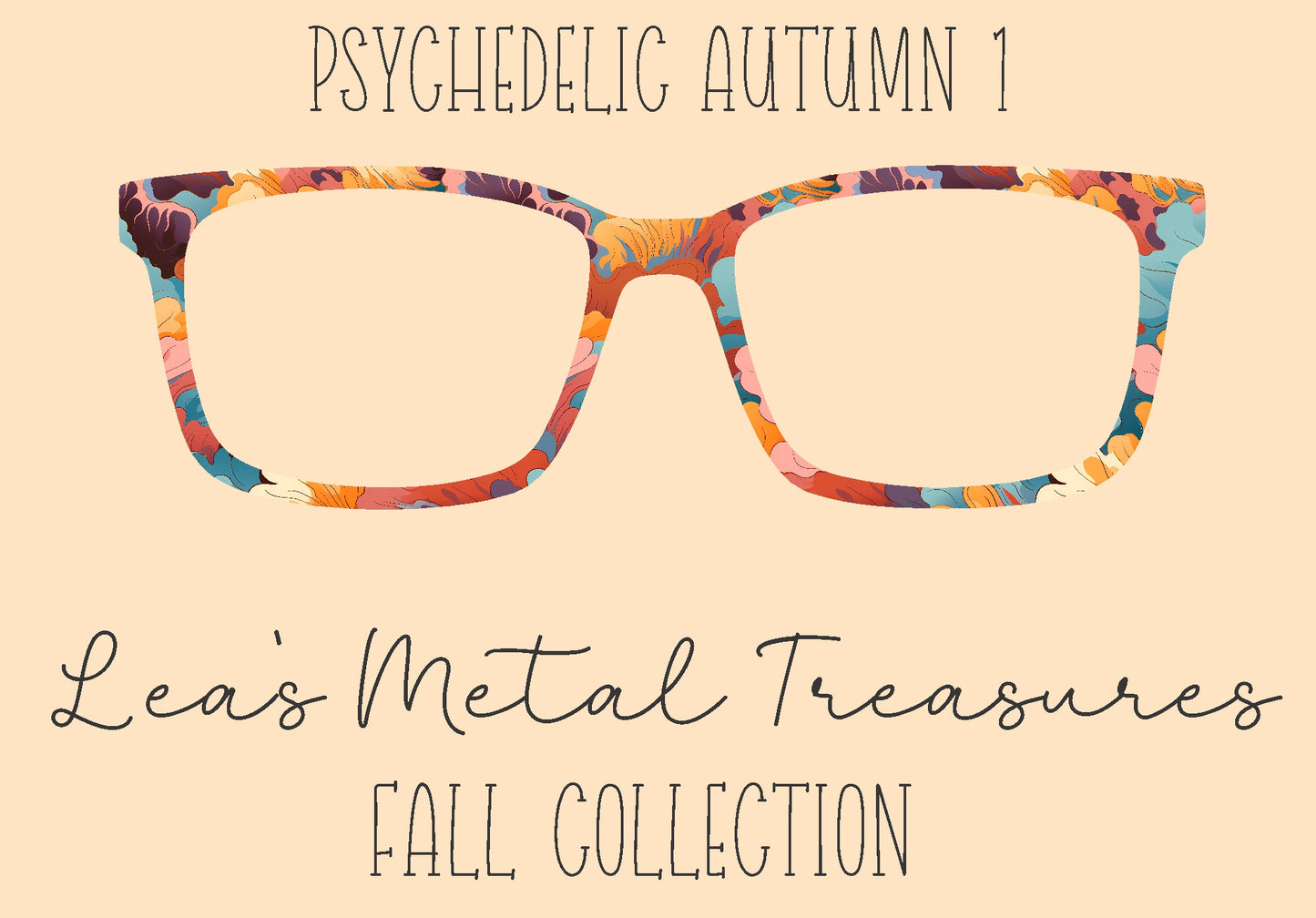 Psychedelic Autumn 1 Eyewear Frame Toppers