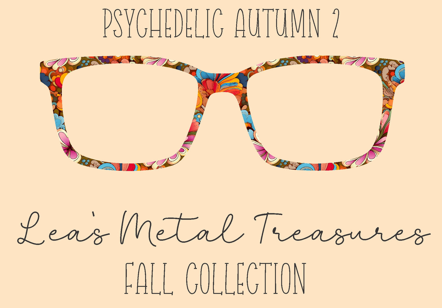 Psychedelic Autumn 2 Eyewear Frame Toppers