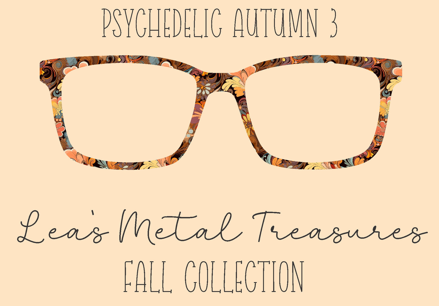 Psychedelic Autumn 3 Eyewear Frame Toppers