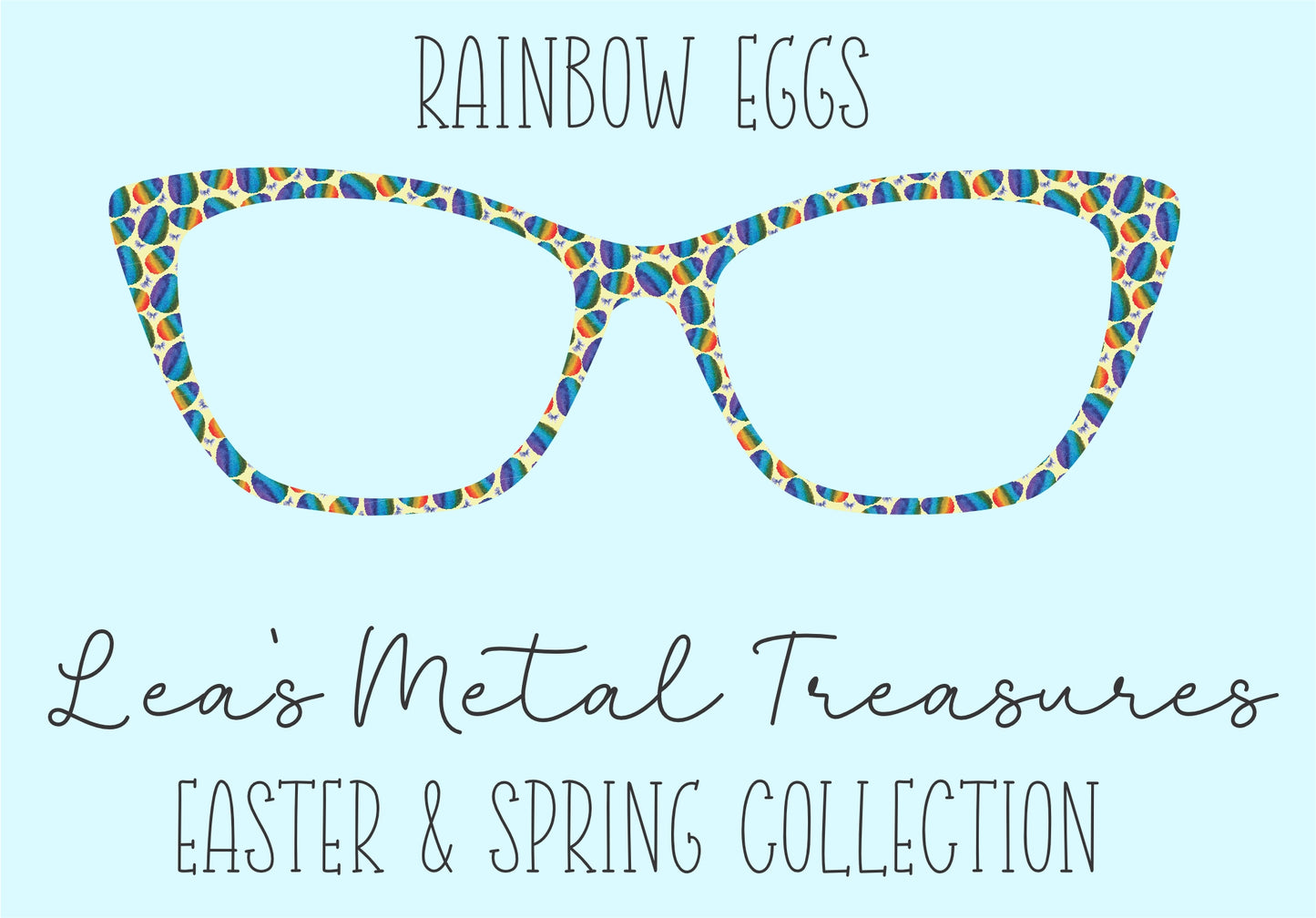 Rainbow Eggs • Magnetic Eyeglasses Toppers