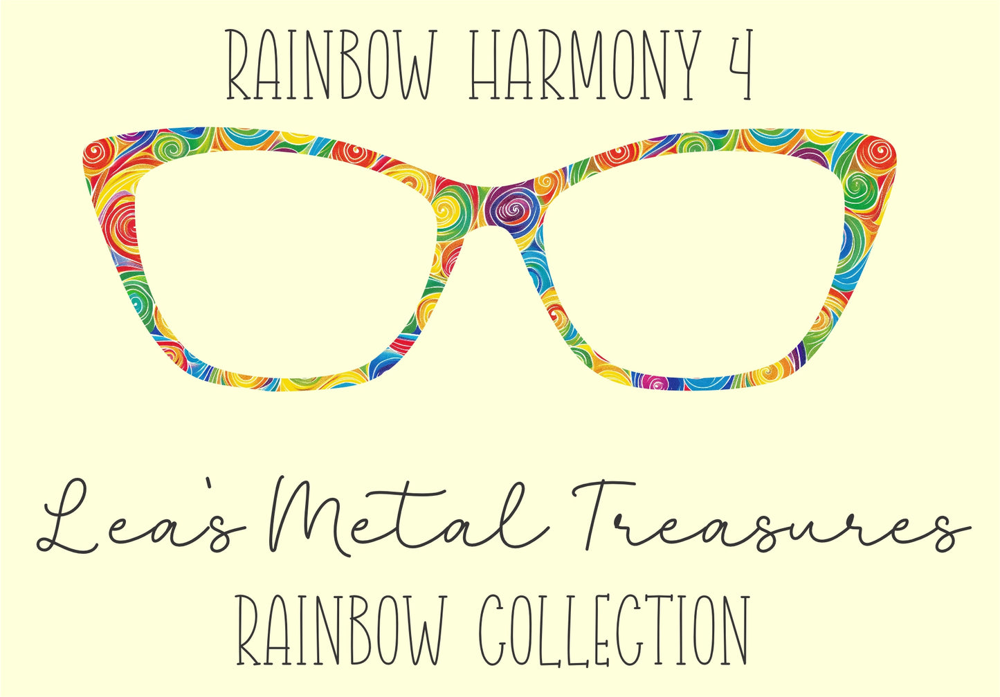 Rainbow Harmony 4 Eyewear Frame Toppers