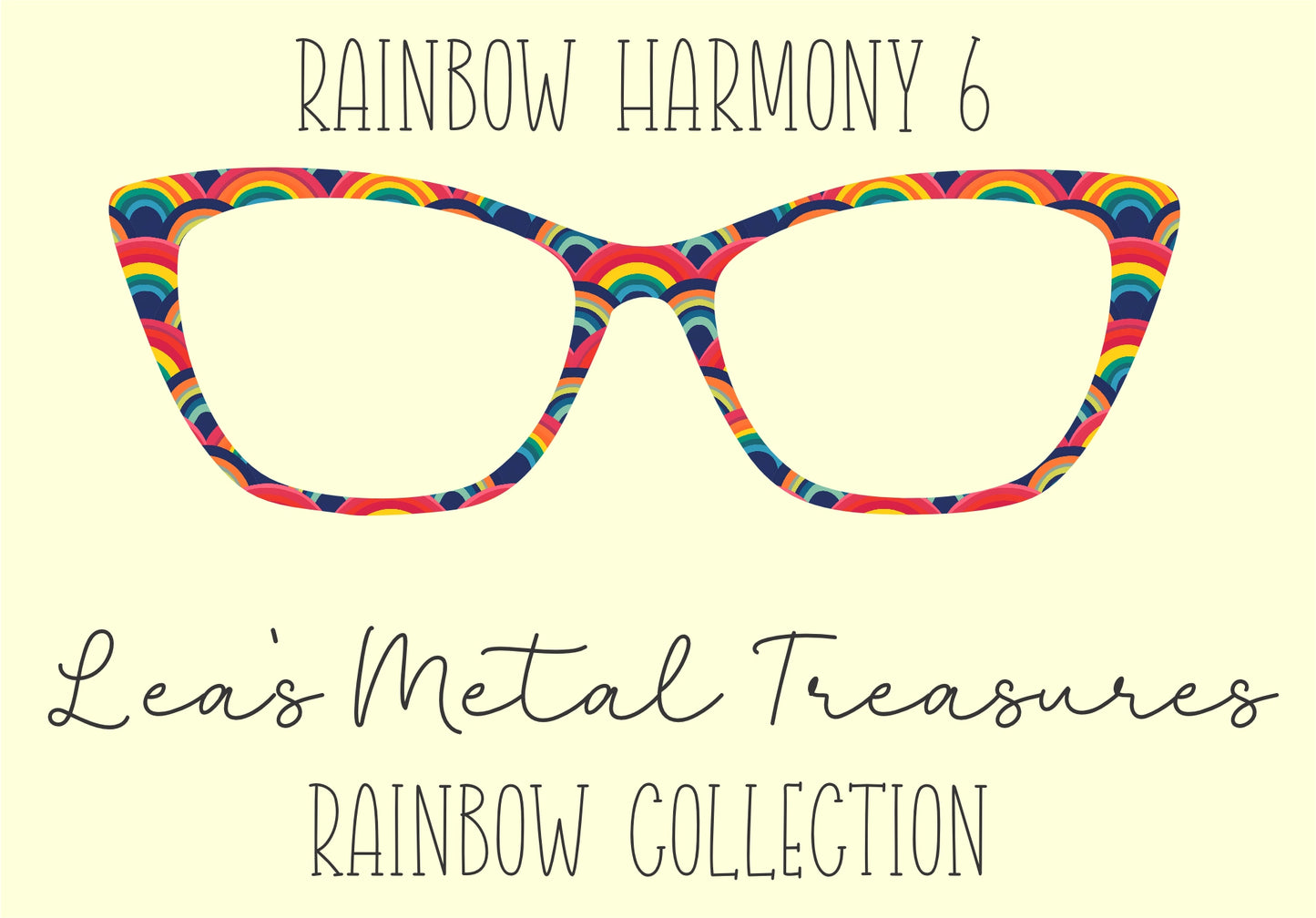 Rainbow Harmony 6 Eyewear Frame Toppers