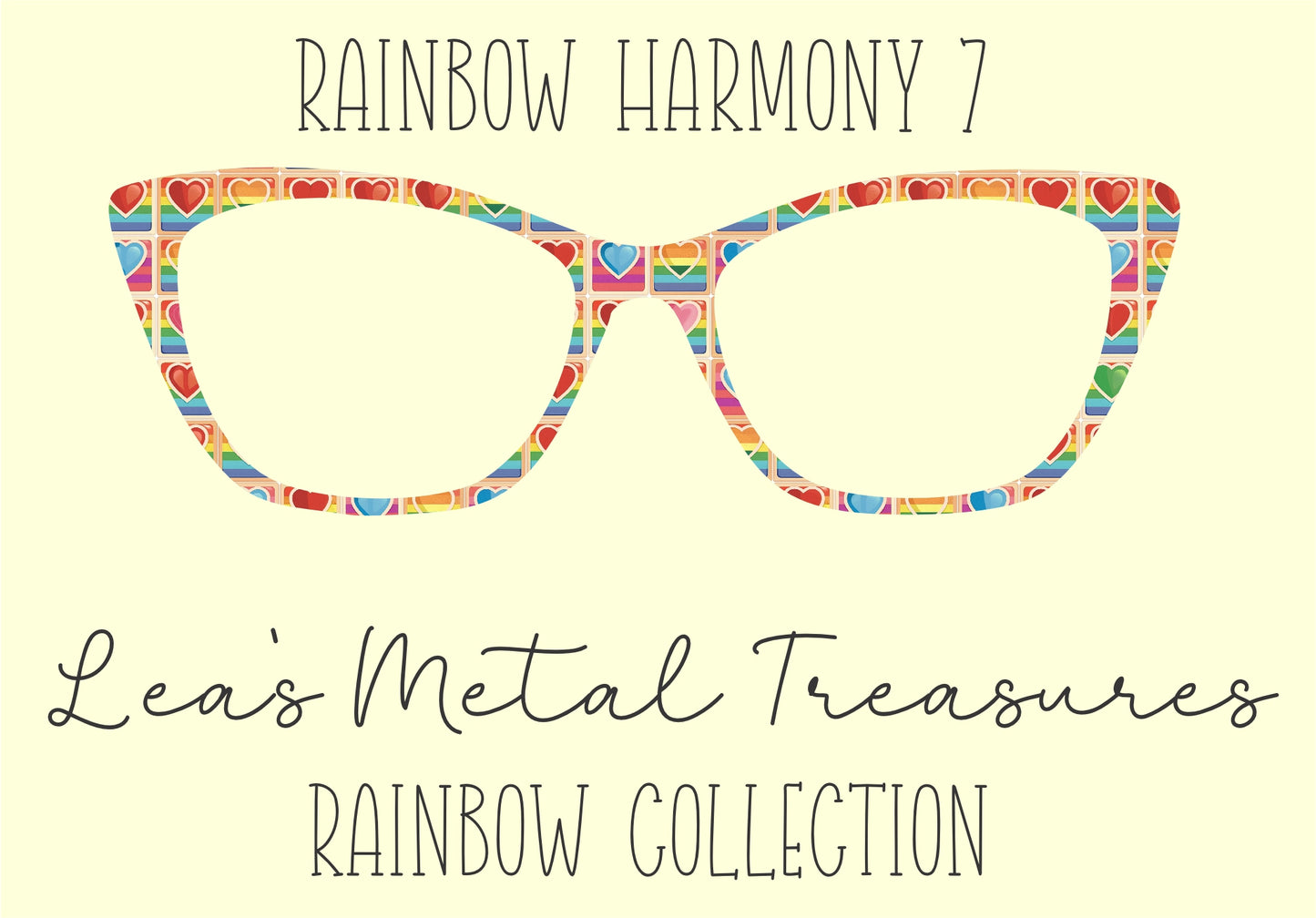 Rainbow Harmony 7 Eyewear Frame Toppers