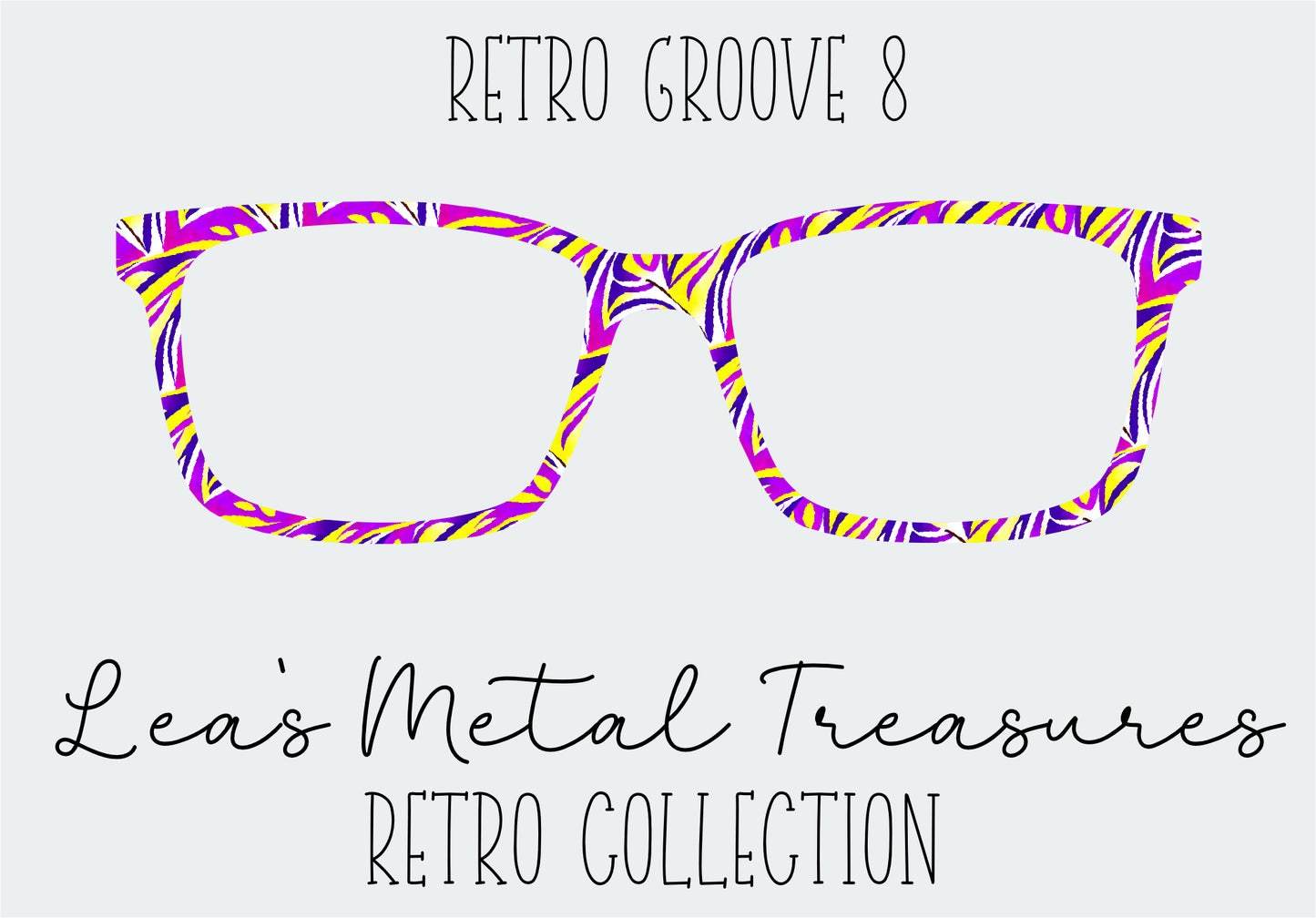 Retro Groove 8 Eyewear Frame Toppers