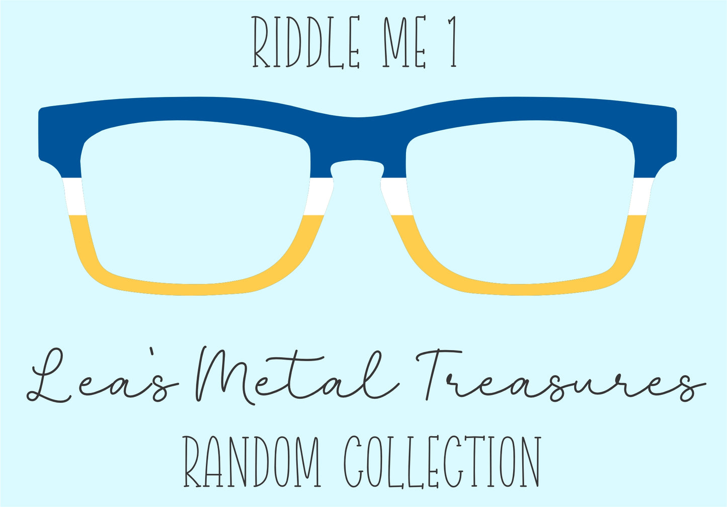 Riddle Me 1 • Magnetic Eyeglasses Toppers