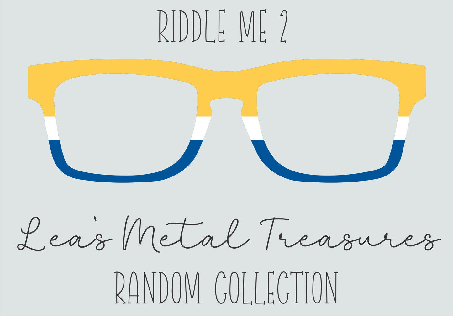 Riddle Me 2 • Magnetic Eyeglasses Toppers