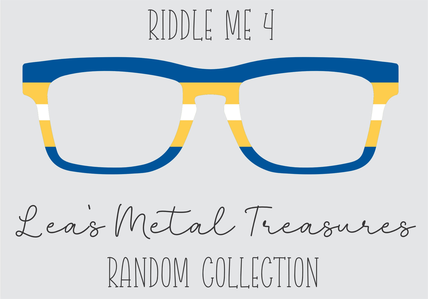 Riddle Me 4 • Magnetic Eyeglasses Toppers
