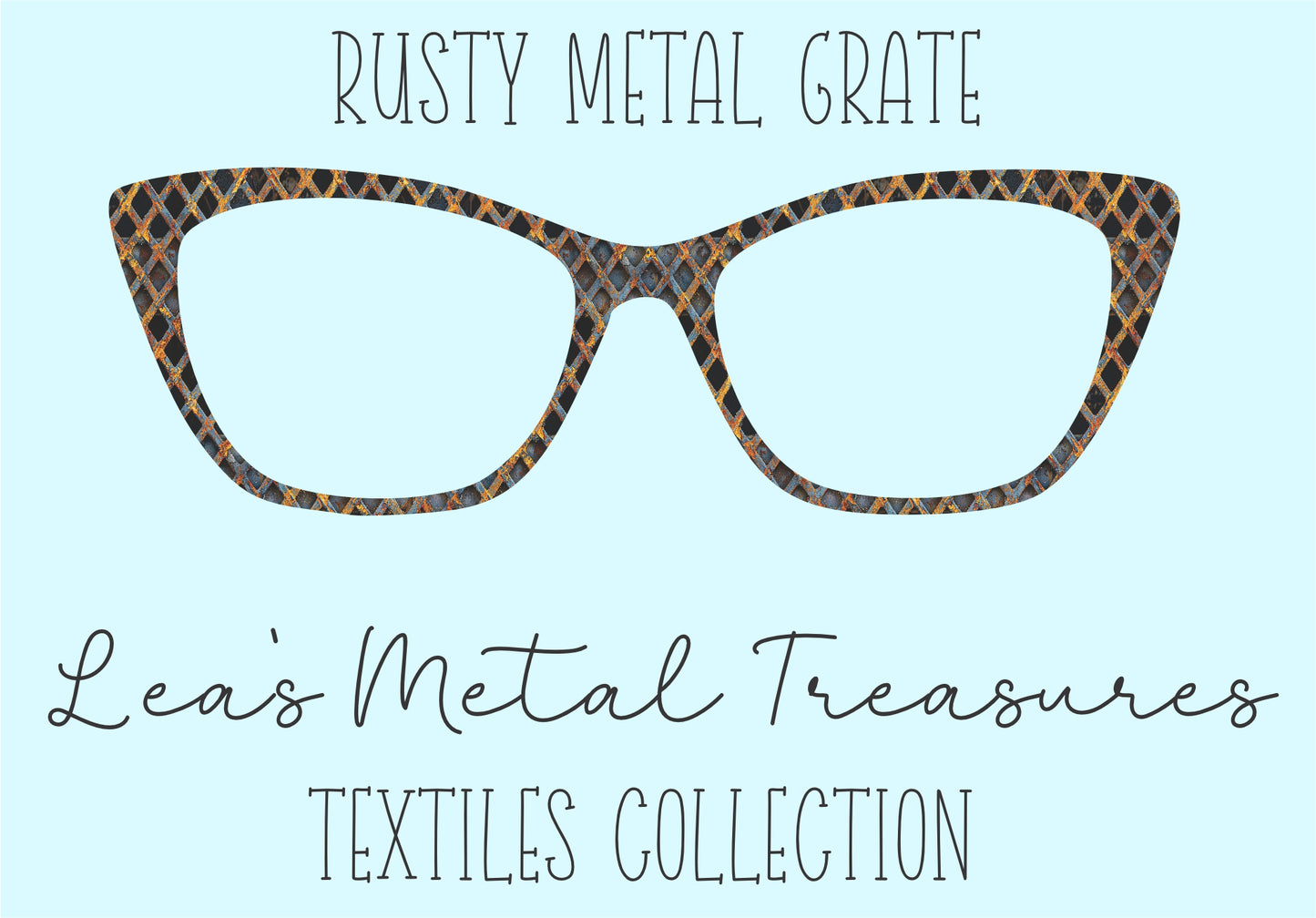 Rusty Metal Grate • Magnetic Eyeglasses Toppers