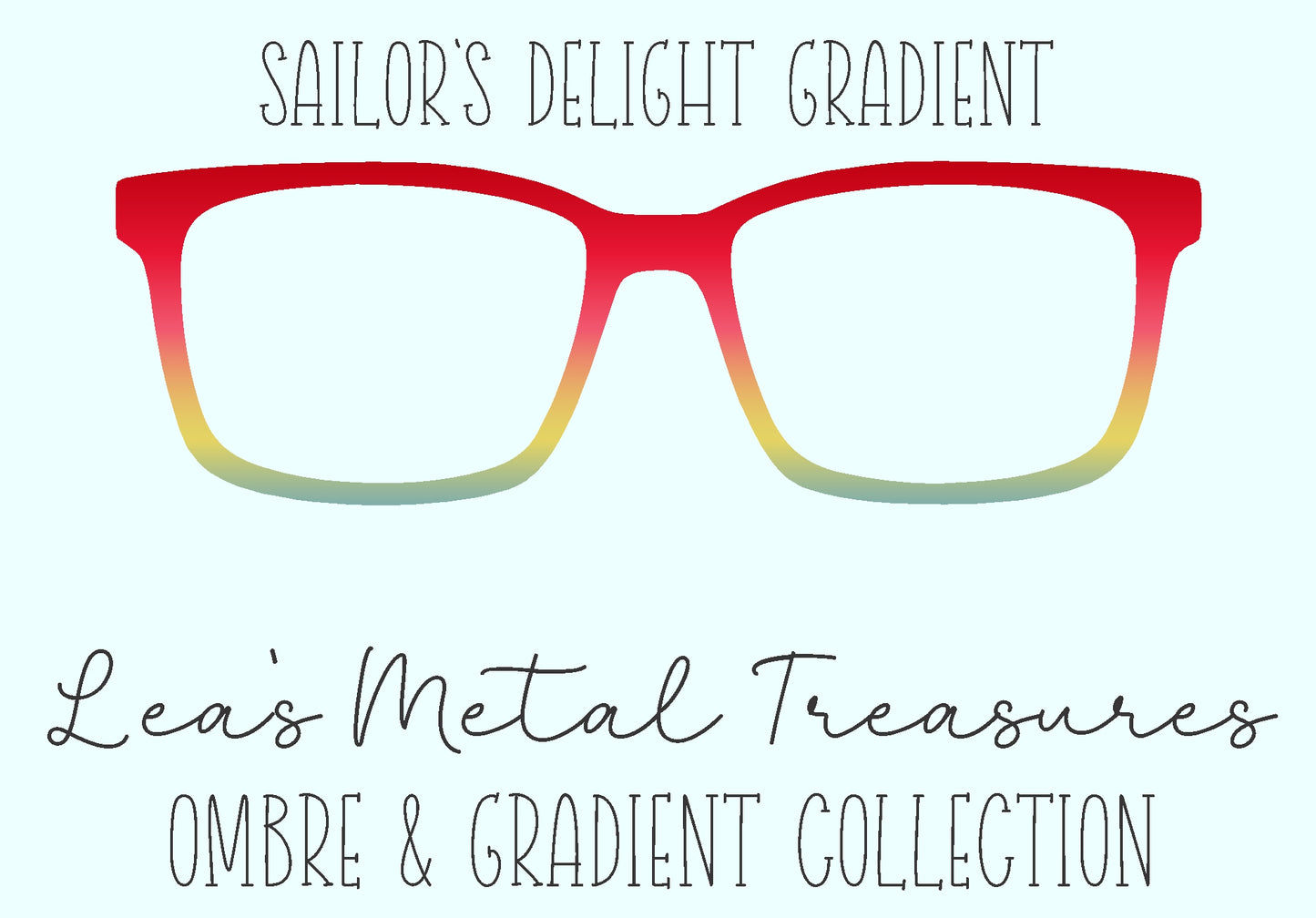 Sailors Delight Gradient Eyewear Frame Toppers