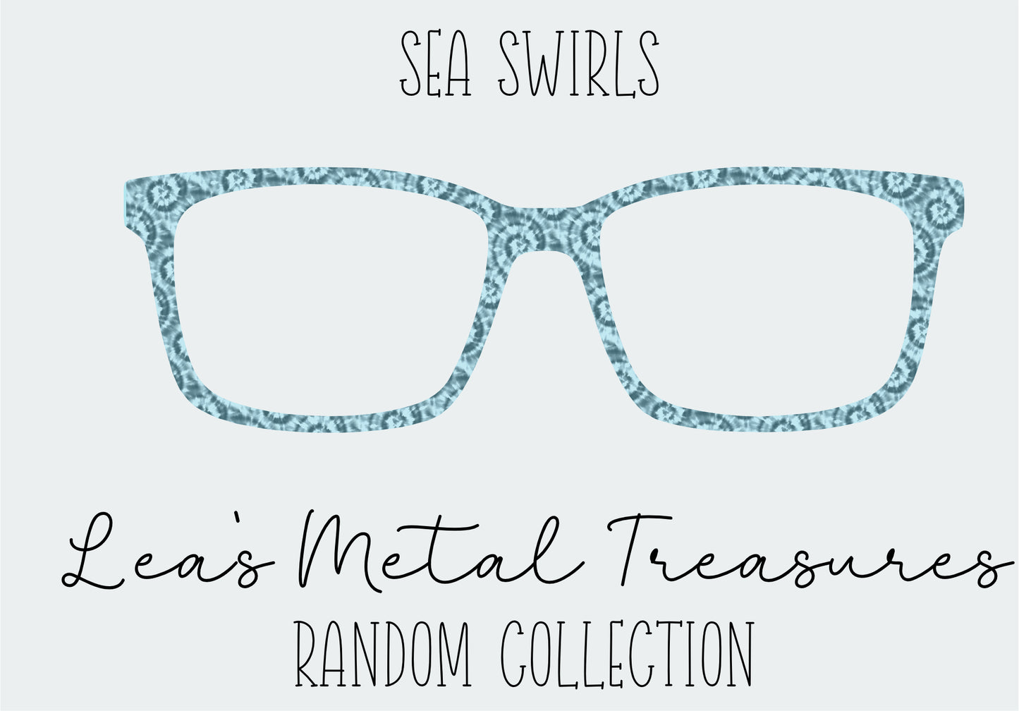 Sea Swirls Eyewear Frame Toppers