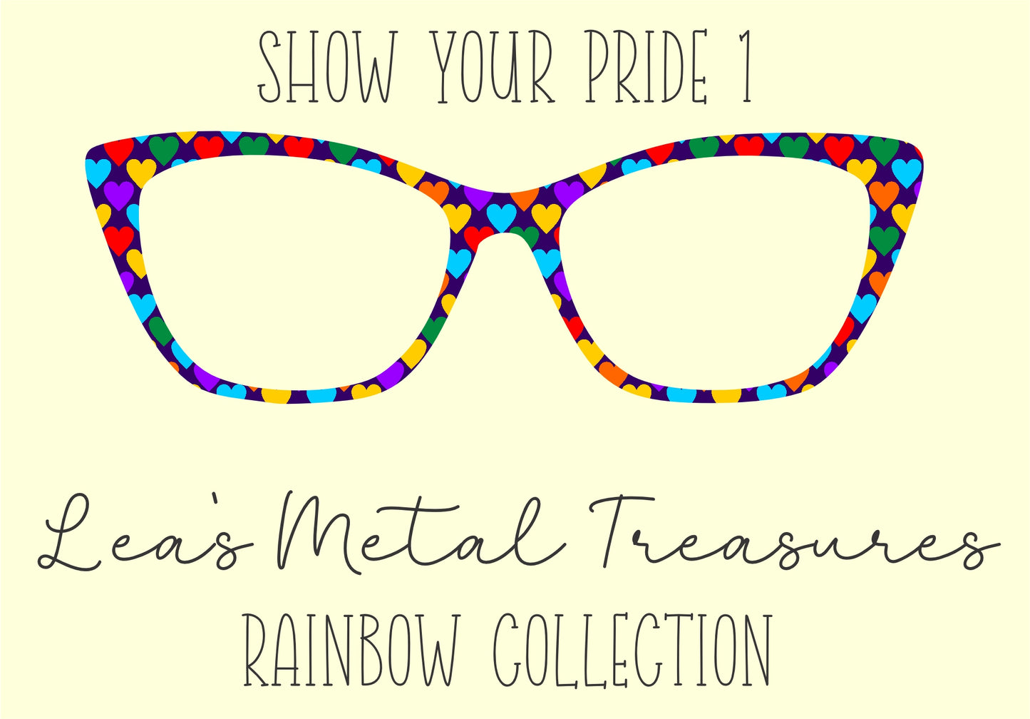 Show Your Pride 1 Eyewear Frame Toppers