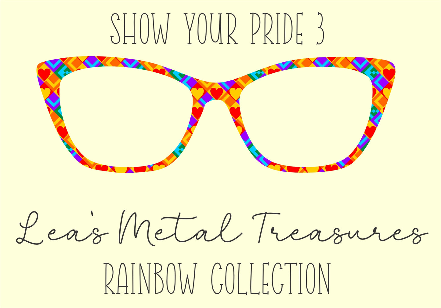 Show Your Pride 3 Eyewear Frame Toppers