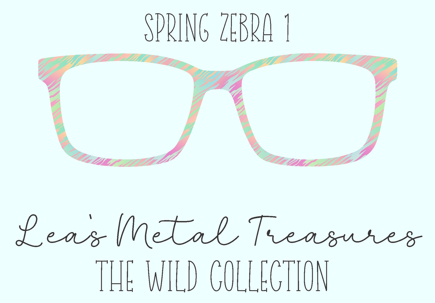 Spring Zebra 1 Eyewear Frame Toppers
