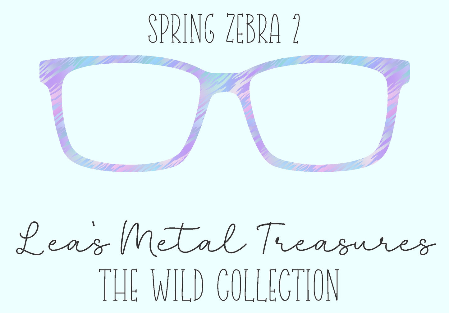 Spring Zebra 2 Eyewear Frame Toppers