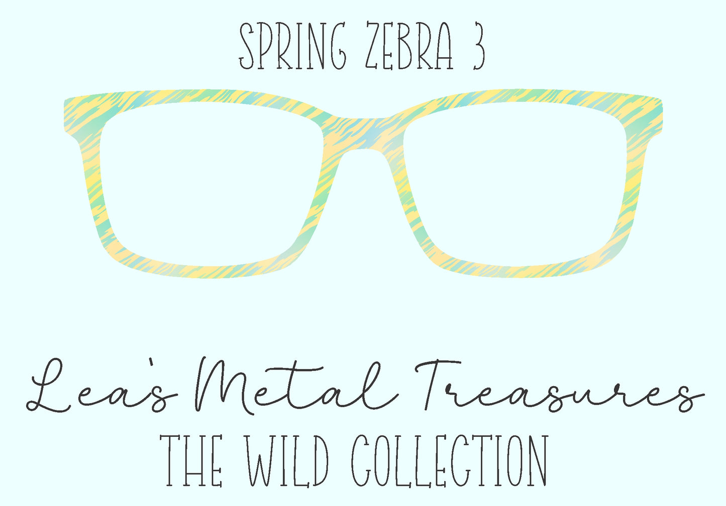 Spring Zebra 3 Eyewear Frame Toppers