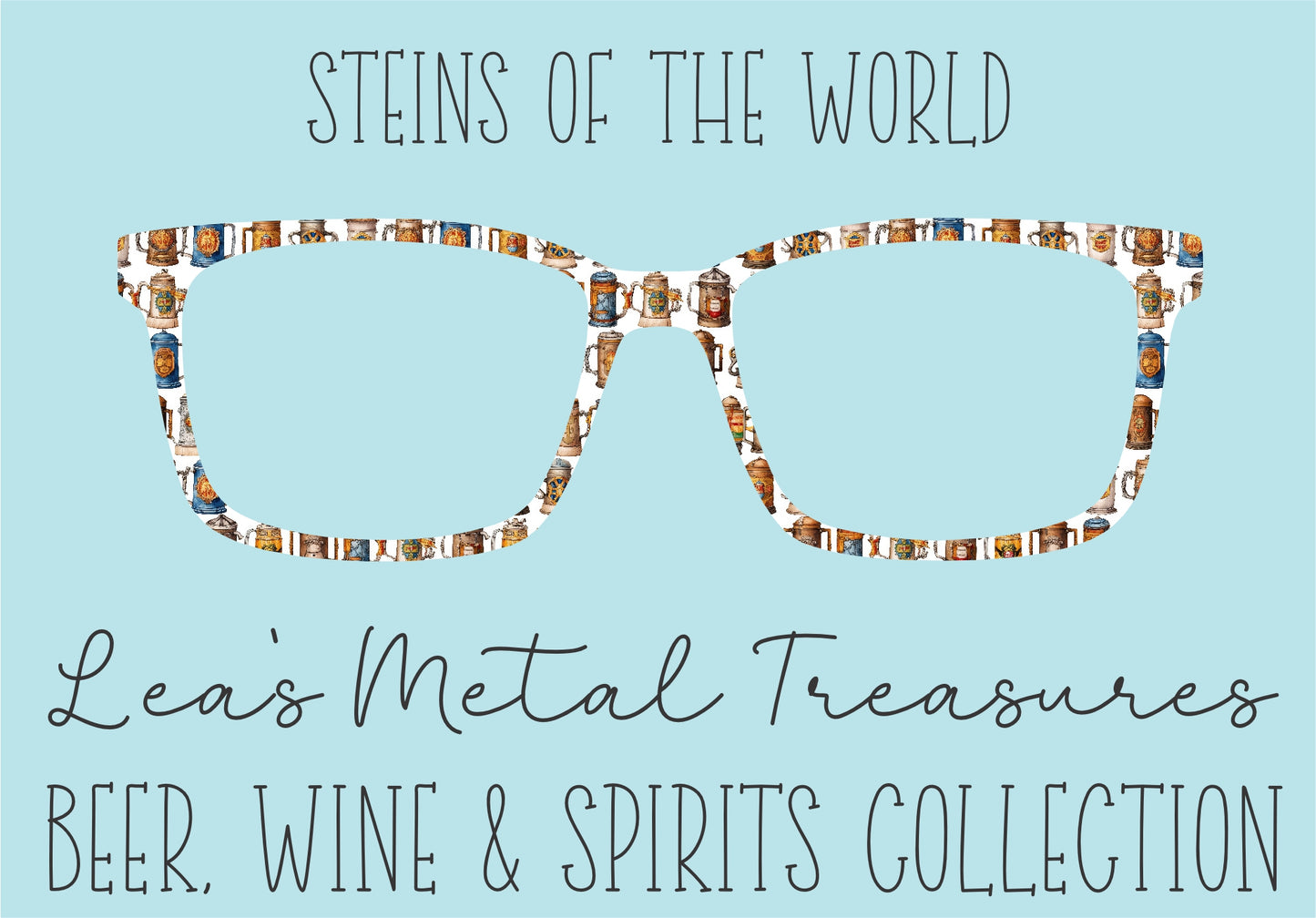 STEINS OF THE WORLD Eyewear Frame Toppers COMES WITH MAGNETS