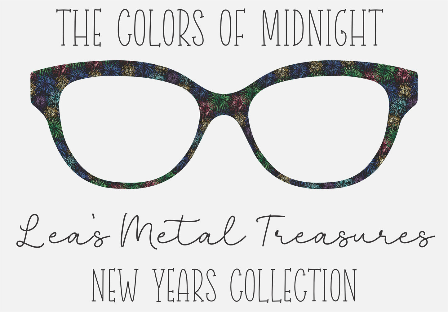 The Colors of Midnight Eyewear Frame Toppers COMES WITH MAGNETS