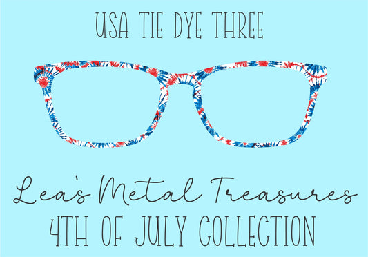 USA Tie Dye 3 Eyewear Frame Toppers