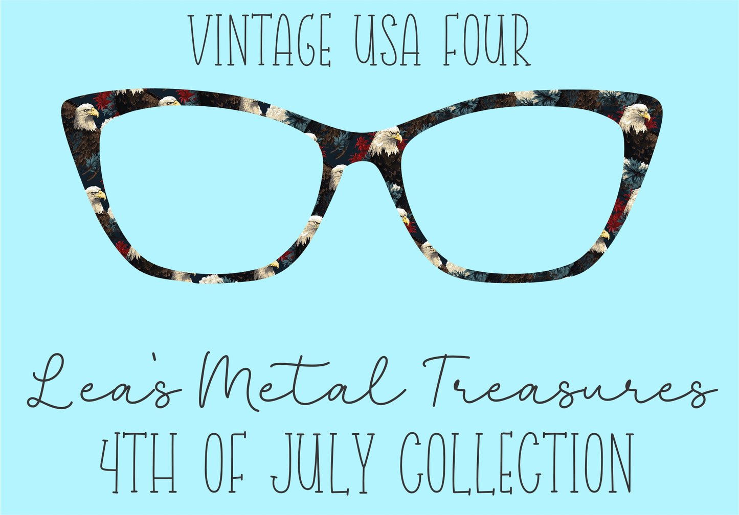Vintage USA 4 Eyewear Frame Toppers