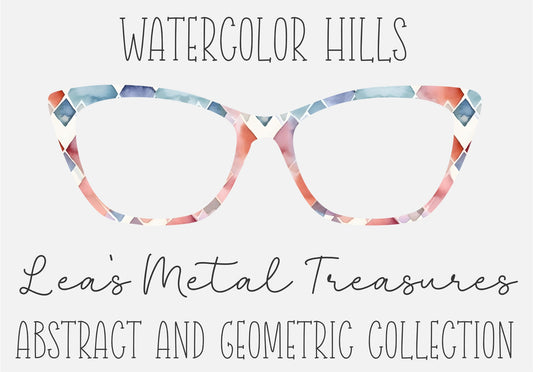 WATERCOLOR HILLS Eyewear Frame Toppers COMES WITH MAGNETS