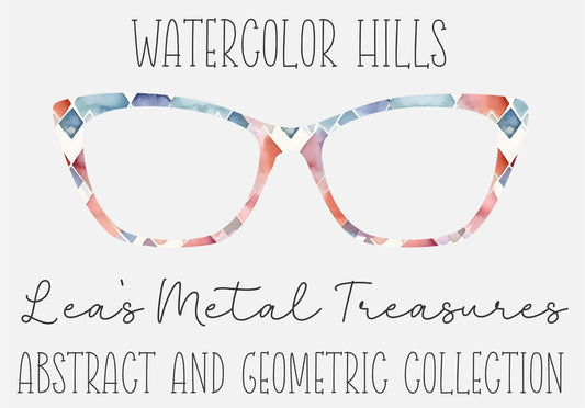 Watercolor Hills Eyewear Frame Toppers COMES WITH MAGNETS