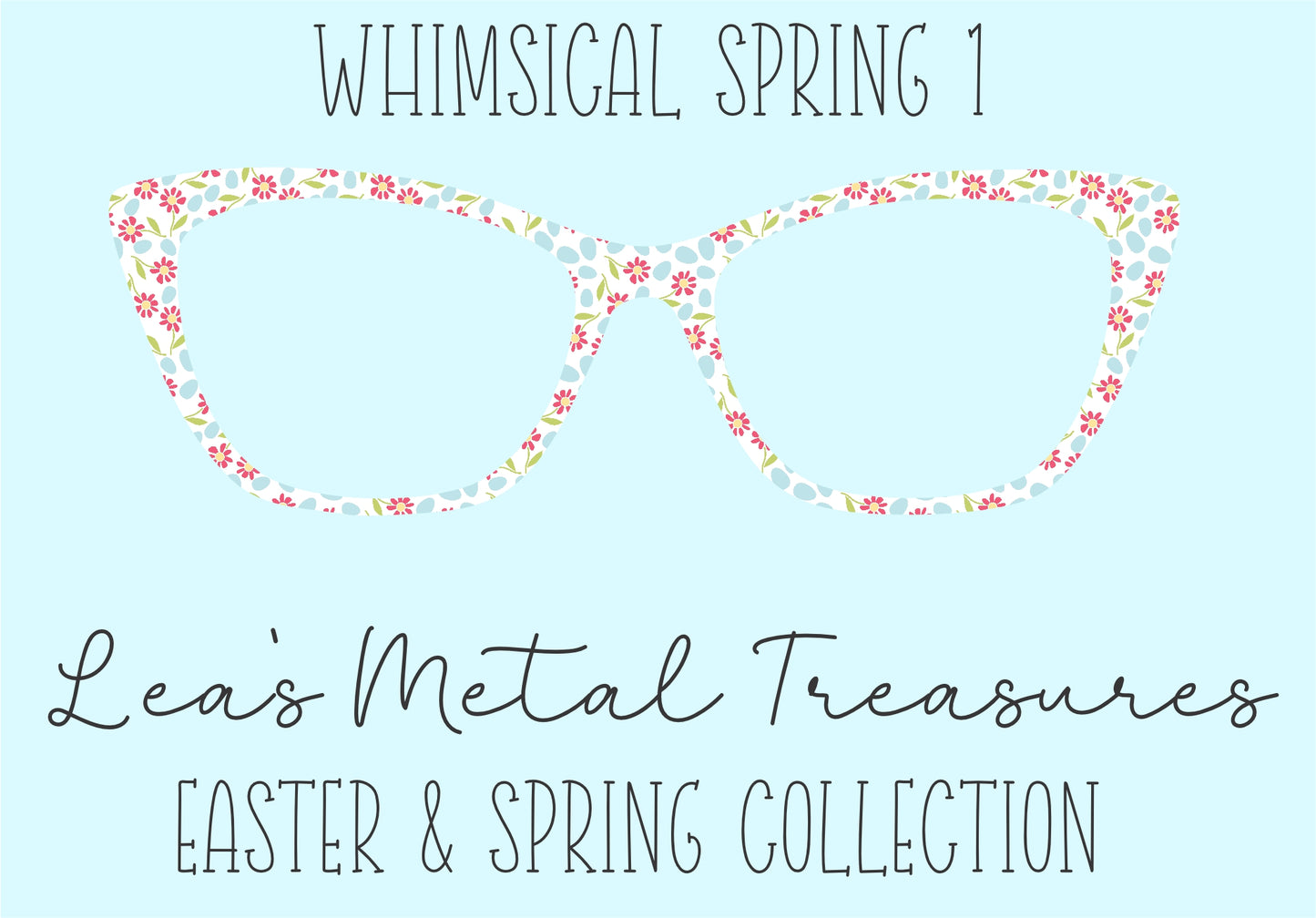 Whimsical Spring 1 • Magnetic Eyeglasses Toppers