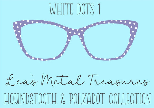 White Dots 1 • Magnetic Eyeglasses Toppers