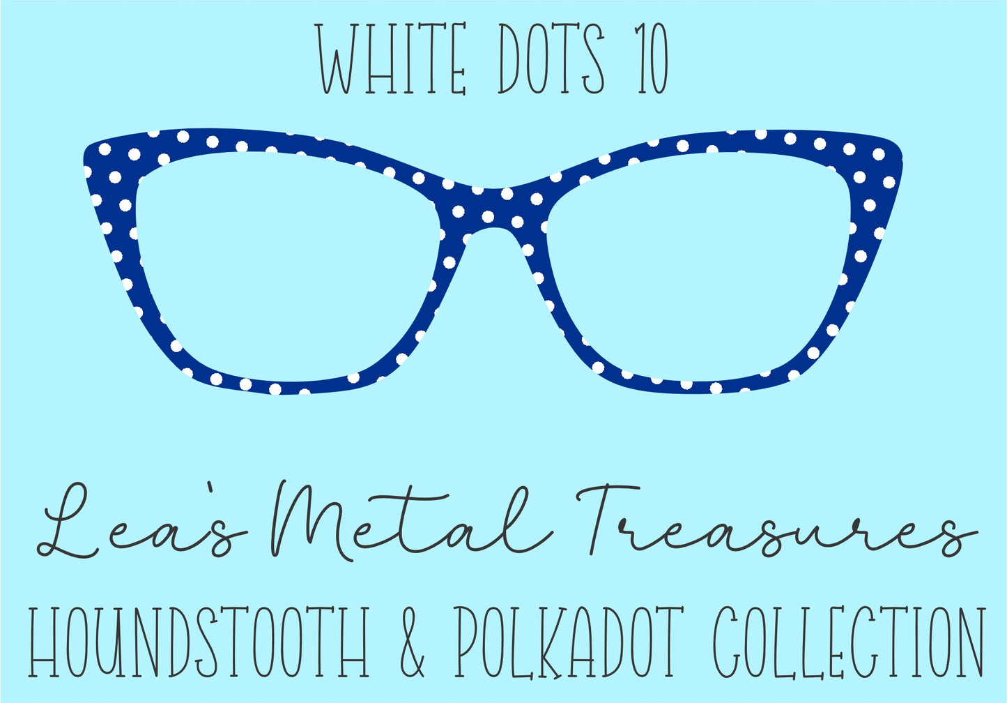 White Dots 10 • Magnetic Eyeglasses Toppers