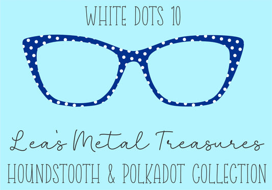 White Dots 10 • Magnetic Eyeglasses Toppers