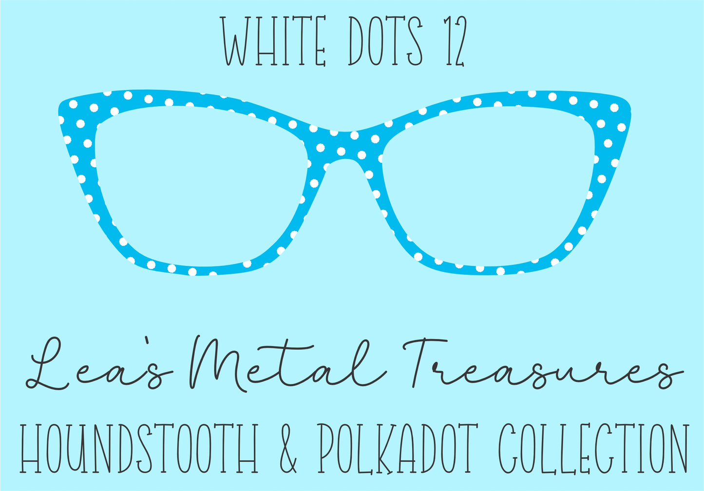 White Dots 12 • Magnetic Eyeglasses Toppers