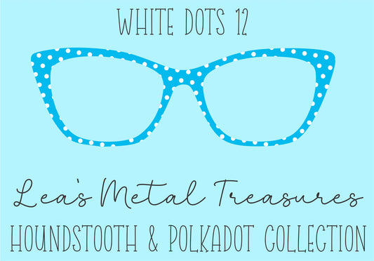 White Dots 12 • Magnetic Eyeglasses Toppers