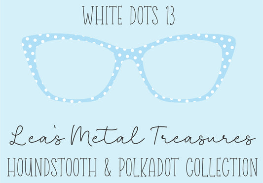 White Dots 13 • Magnetic Eyeglasses Toppers
