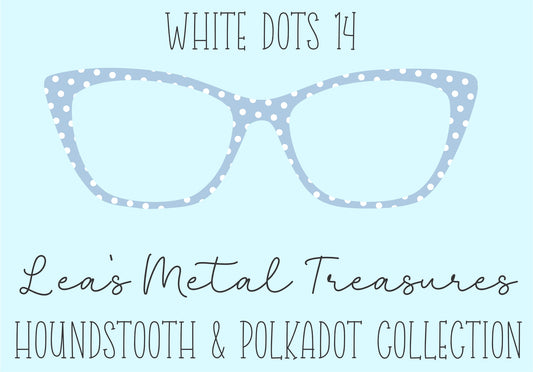 White Dots 14 • Magnetic Eyeglasses Toppers