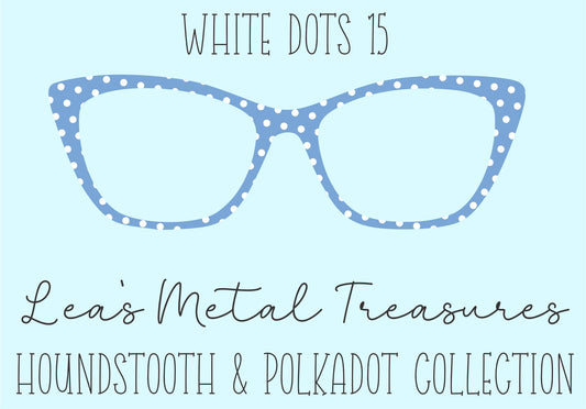 White Dots 15 • Magnetic Eyeglasses Toppers