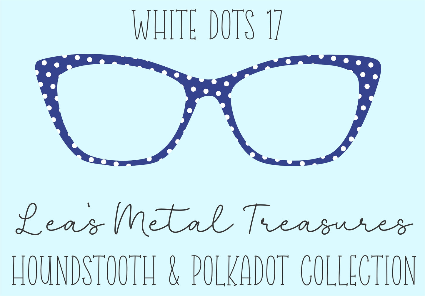 White Dots 17 • Magnetic Eyeglasses Toppers