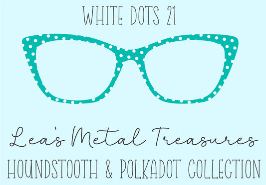 White Dots 21 • Magnetic Eyeglasses Toppers
