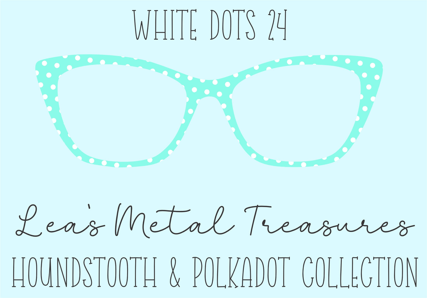 White Dots 24 • Magnetic Eyeglasses Toppers