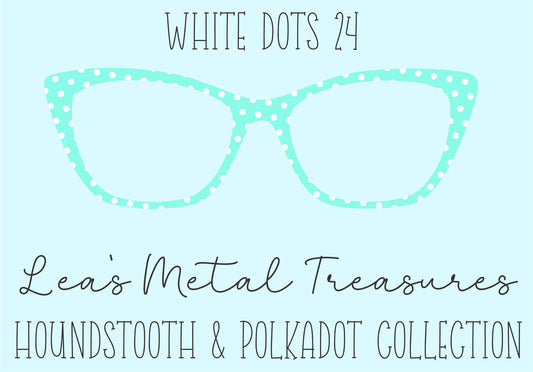 White Dots 24 • Magnetic Eyeglasses Toppers