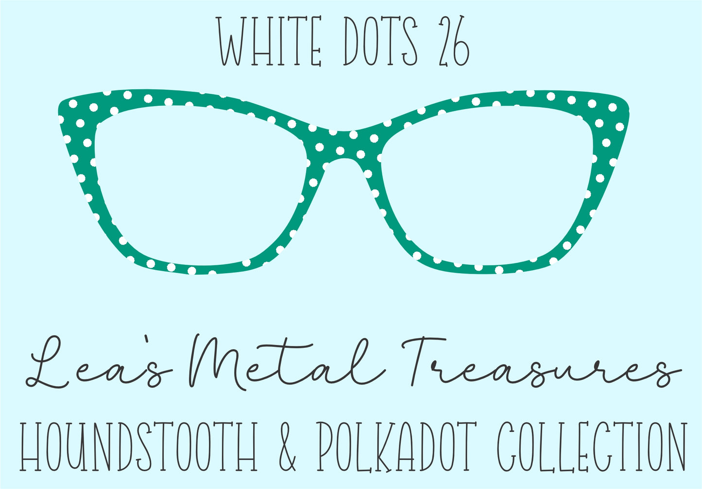 White Dots 26 • Magnetic Eyeglasses Toppers